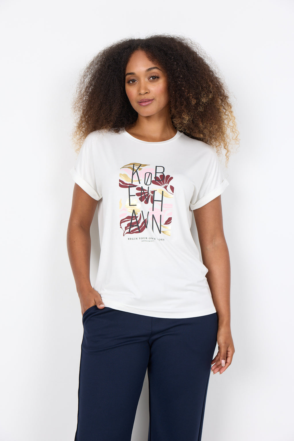 SoyaConcept Marica 348 T-shirt Off White