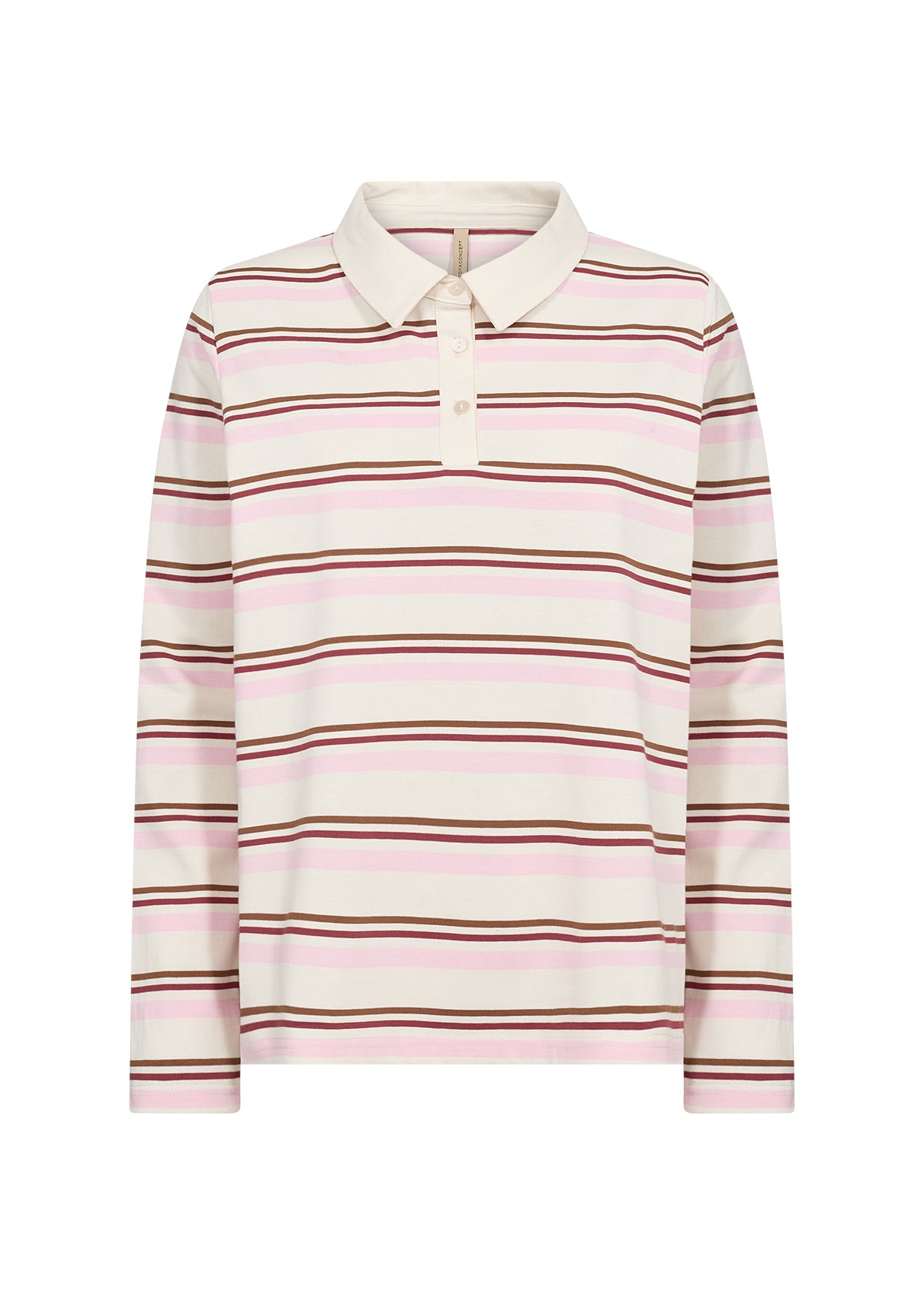 SoyaConcept Base 2 Bluse Stribet Rosa
