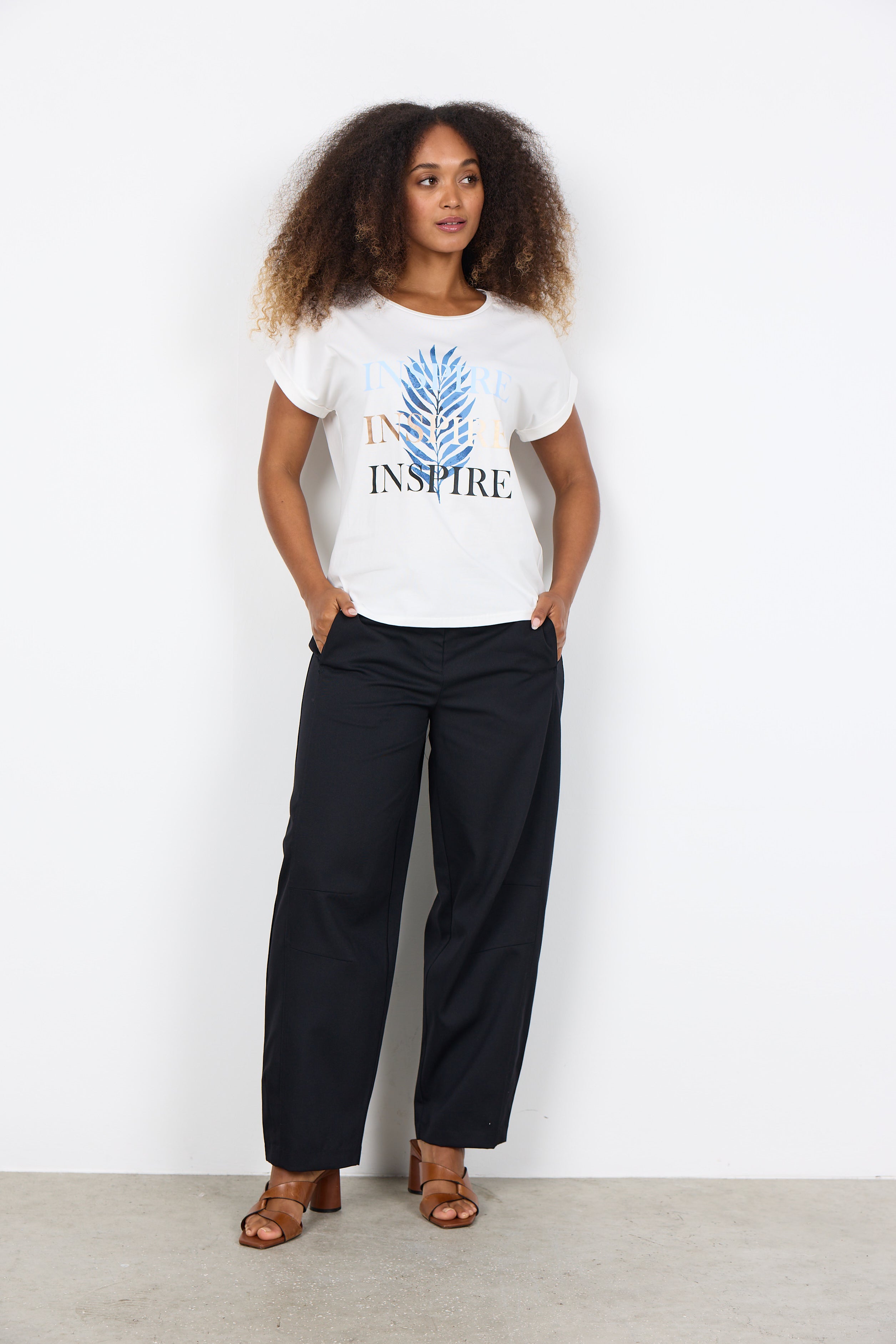 SoyaConcept Rina 13 T-shirt Off White