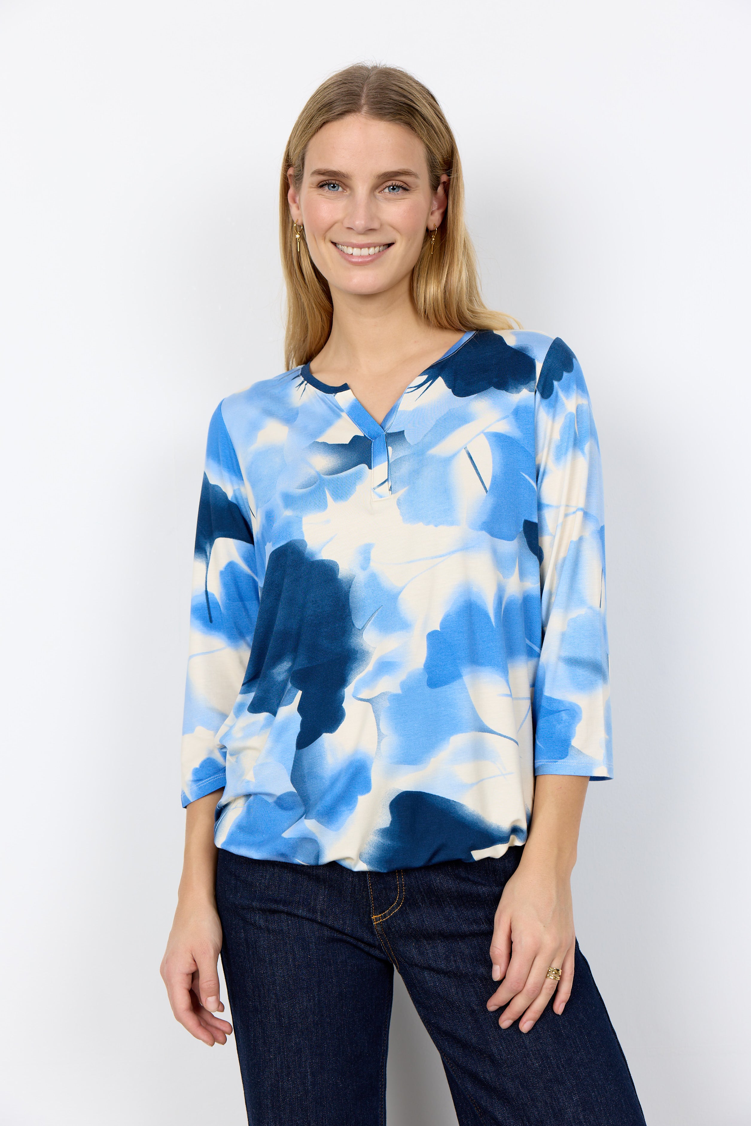 SoyaConcept Marica 351 Bluse Lyseblå