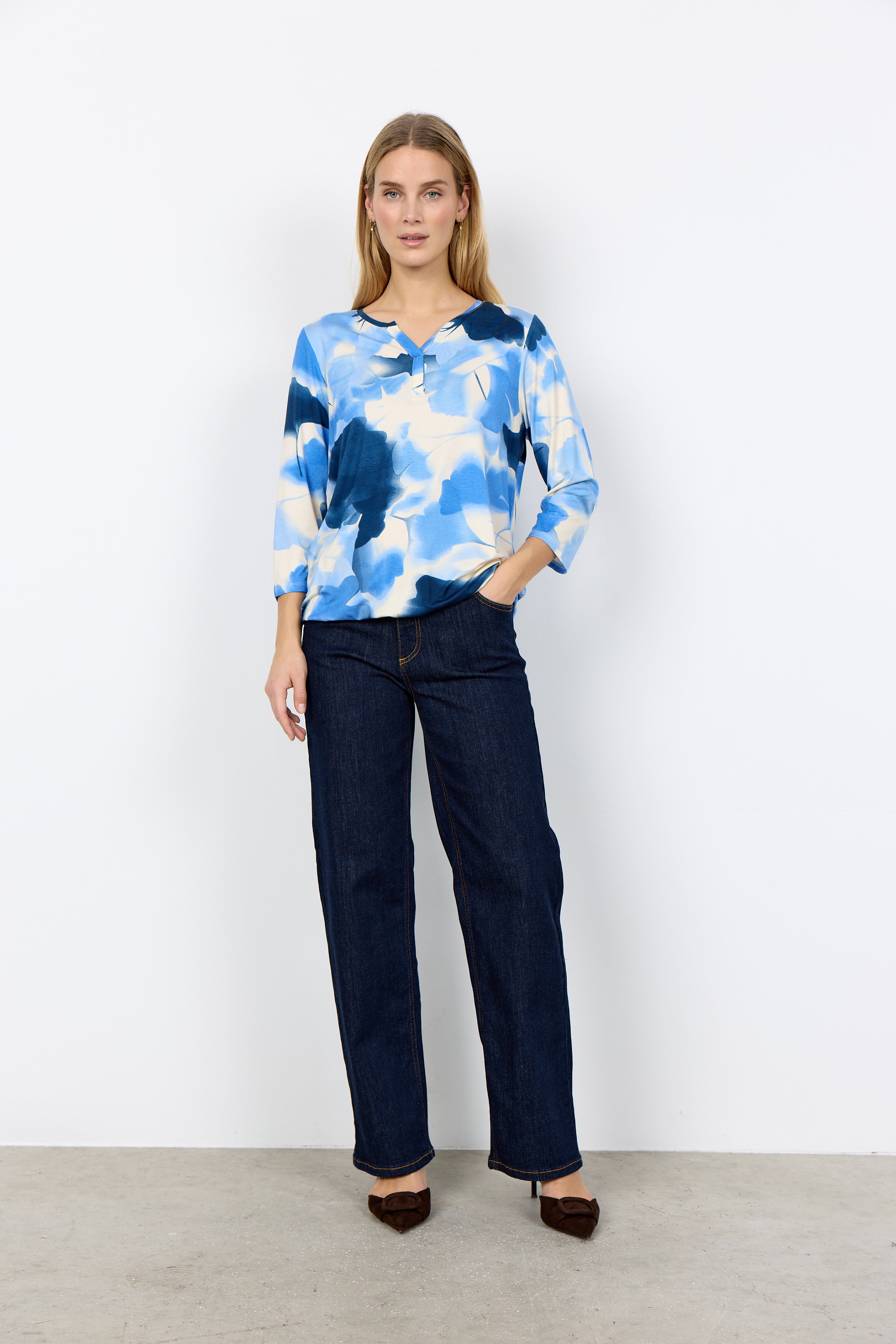 SoyaConcept Marica 351 Bluse Lyseblå