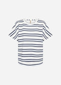 SoyaConcept Barni 50 T Shirt Off White Strib Navy Blå