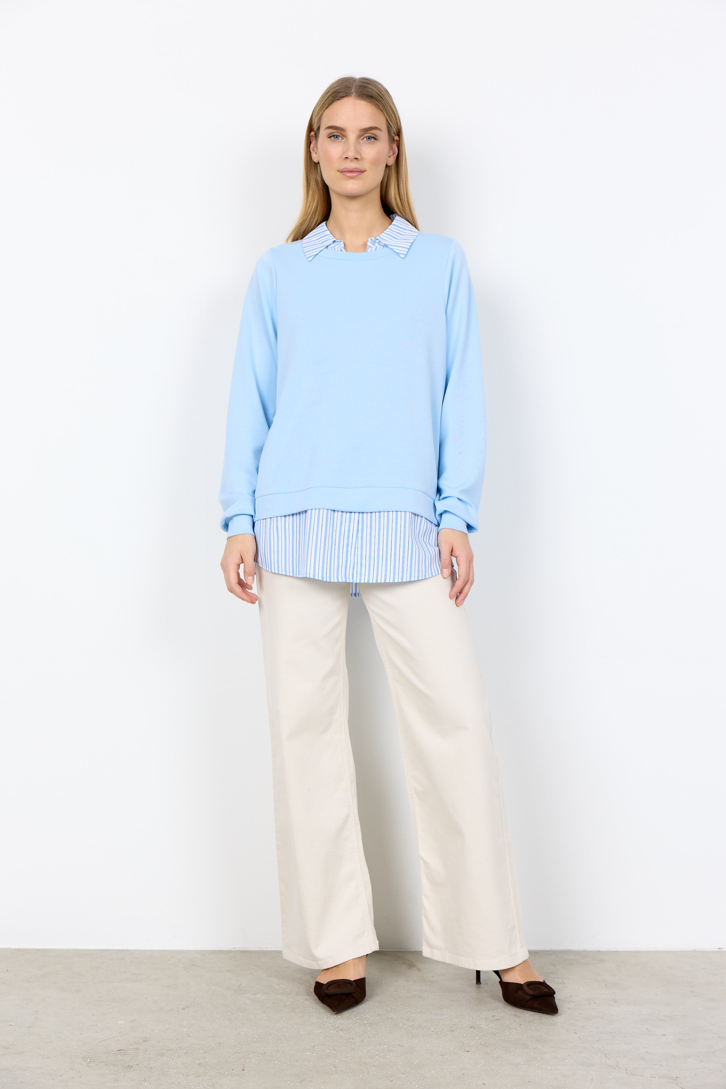 SoyaConcept Banu 298 Bluse Lyseblå