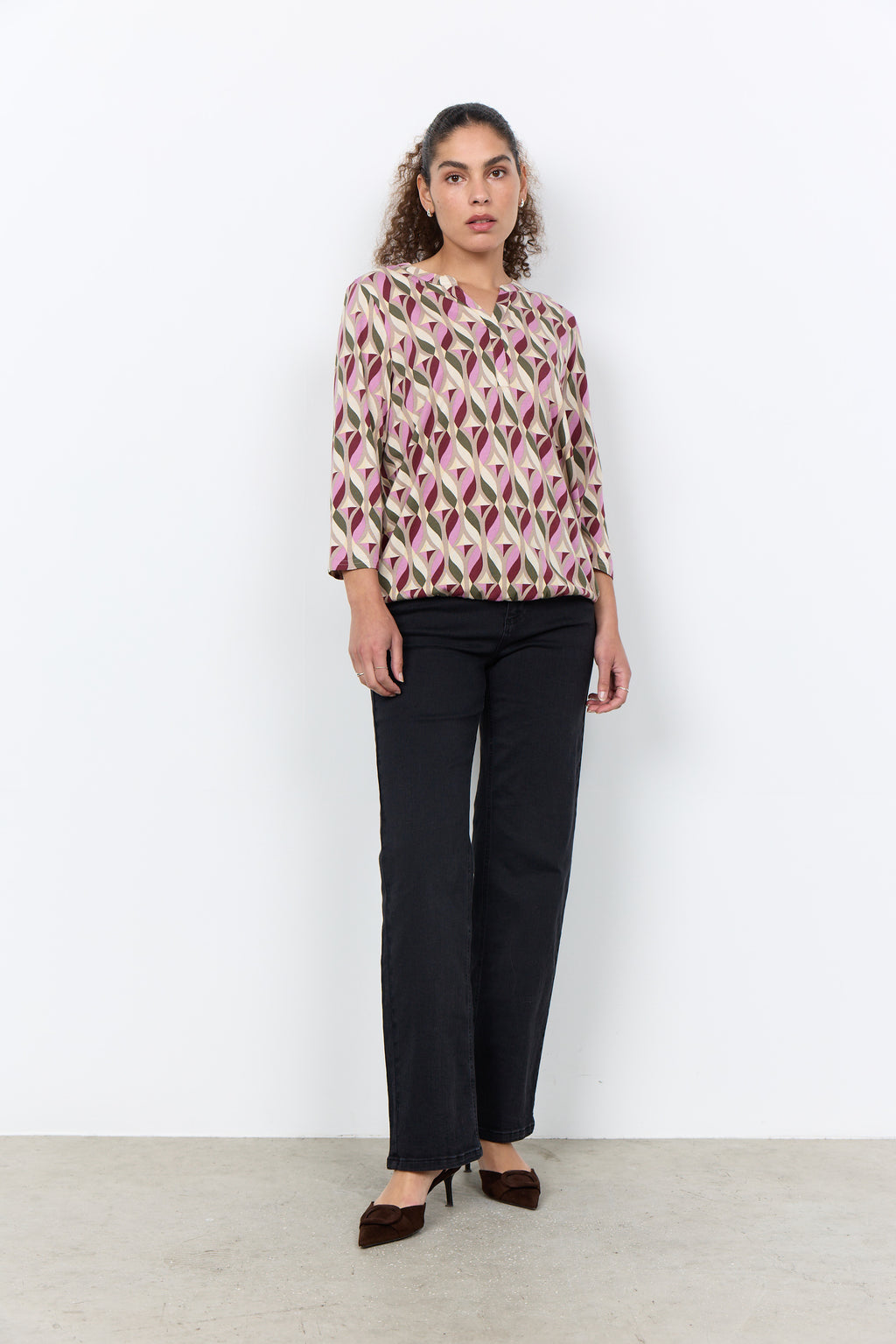 SoyaConcept Felicity 552 Bluse Mørk Rød