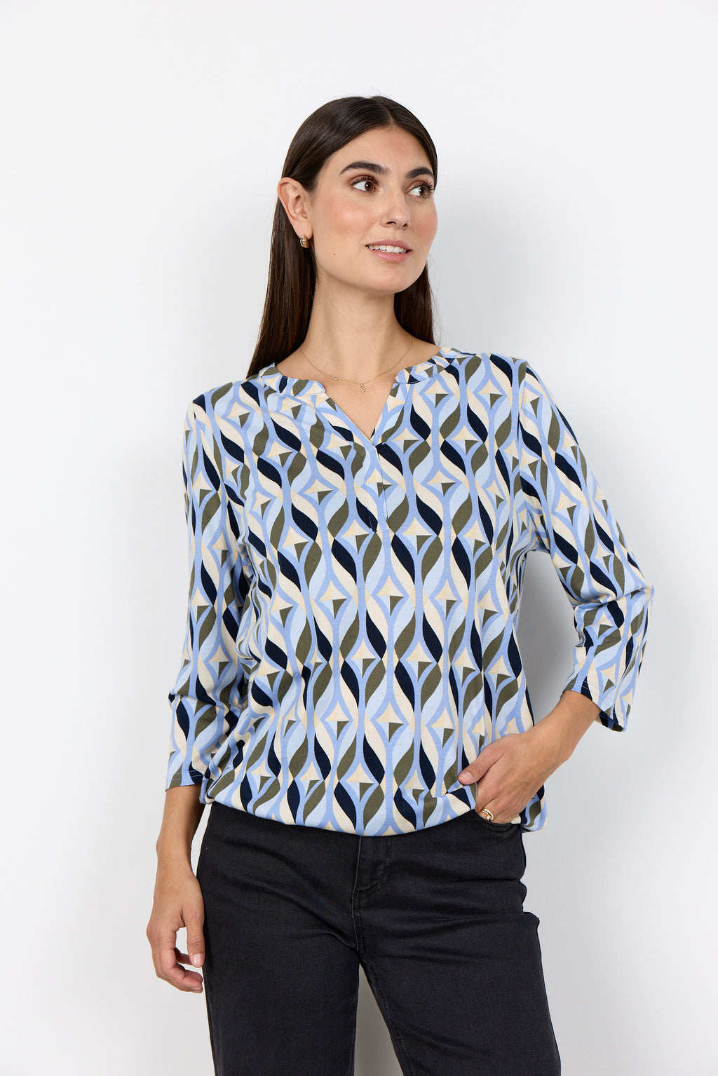 SoyaConcept Felicity 552 Bluse Blå