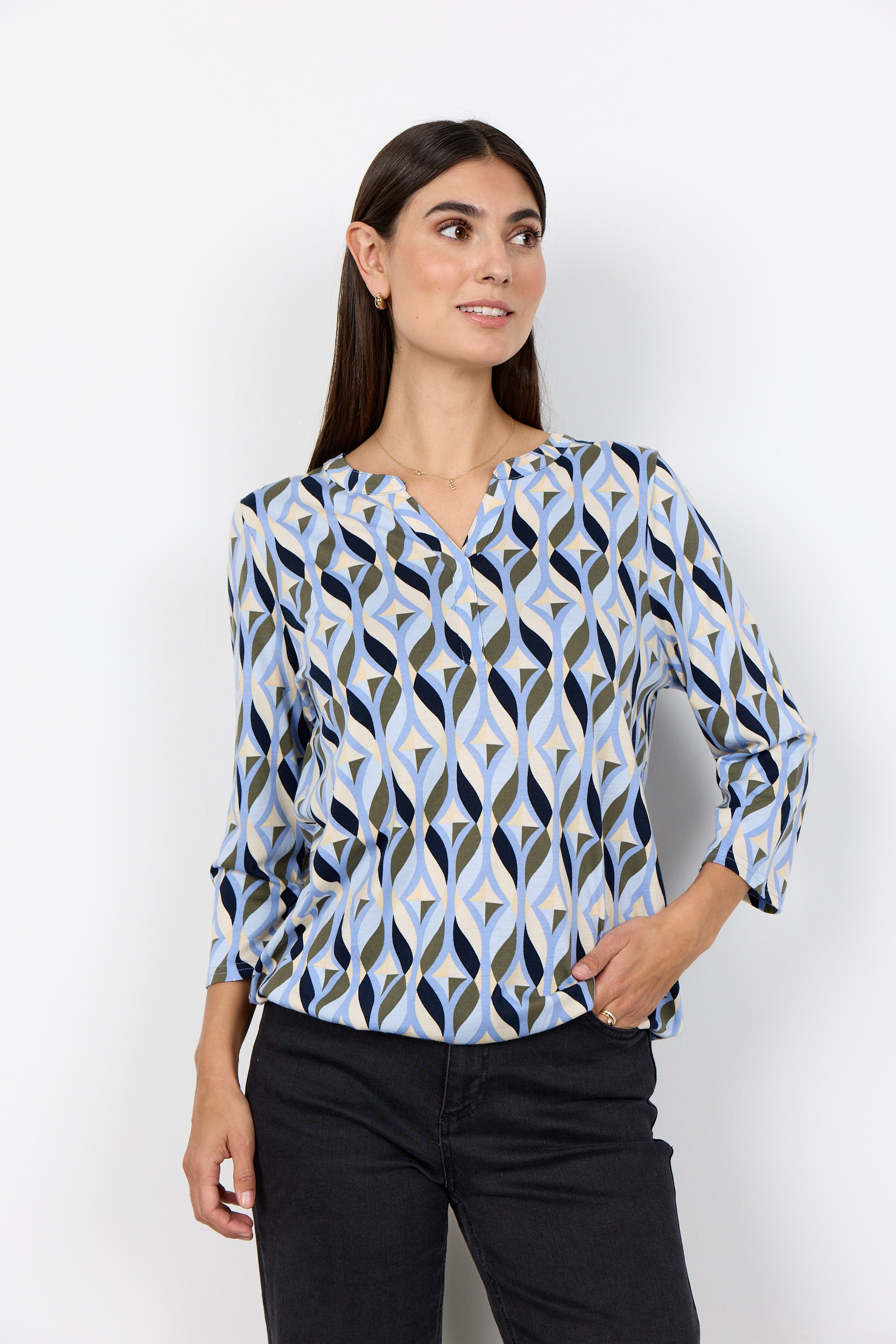 SoyaConcept Felicity 552 Bluse Blå