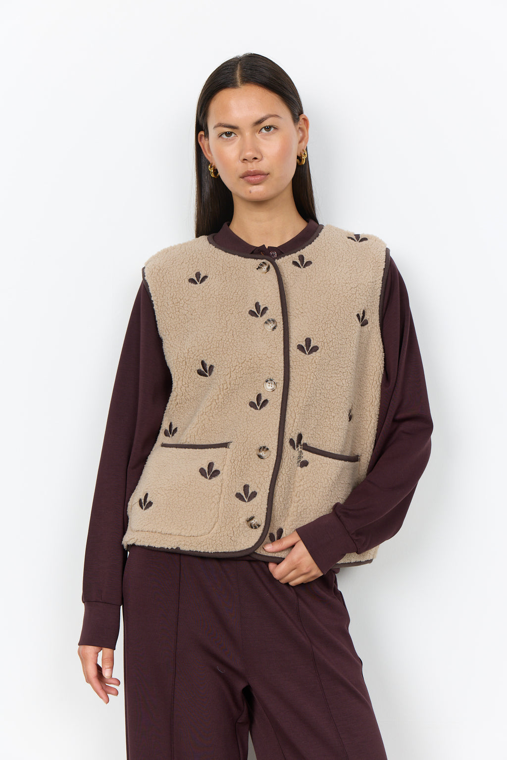 SoyaConcept Hanne 2 Vest Sand