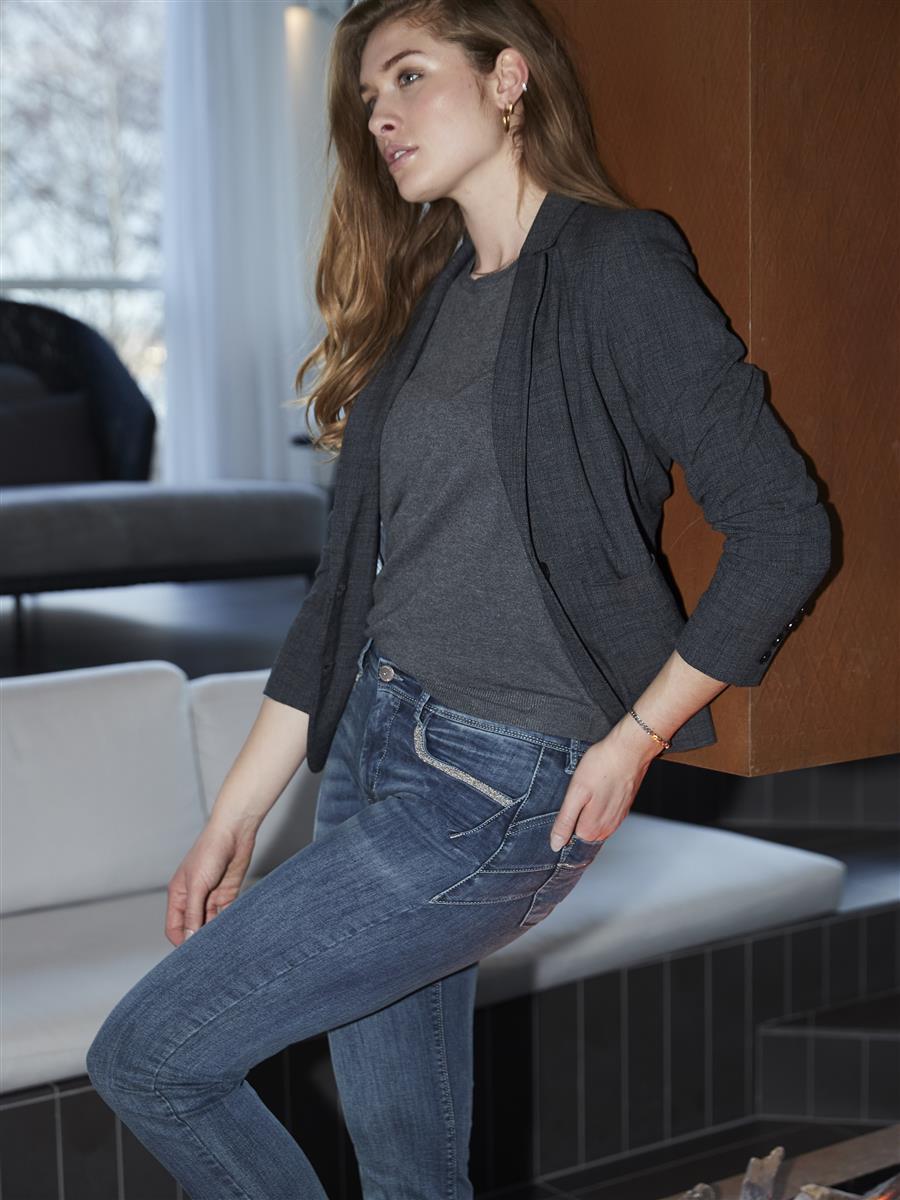 Cero Ditte Blazer Charcoal Mørk Grå