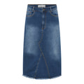 Soulmate Geny 1 Nederdel Denim Blå