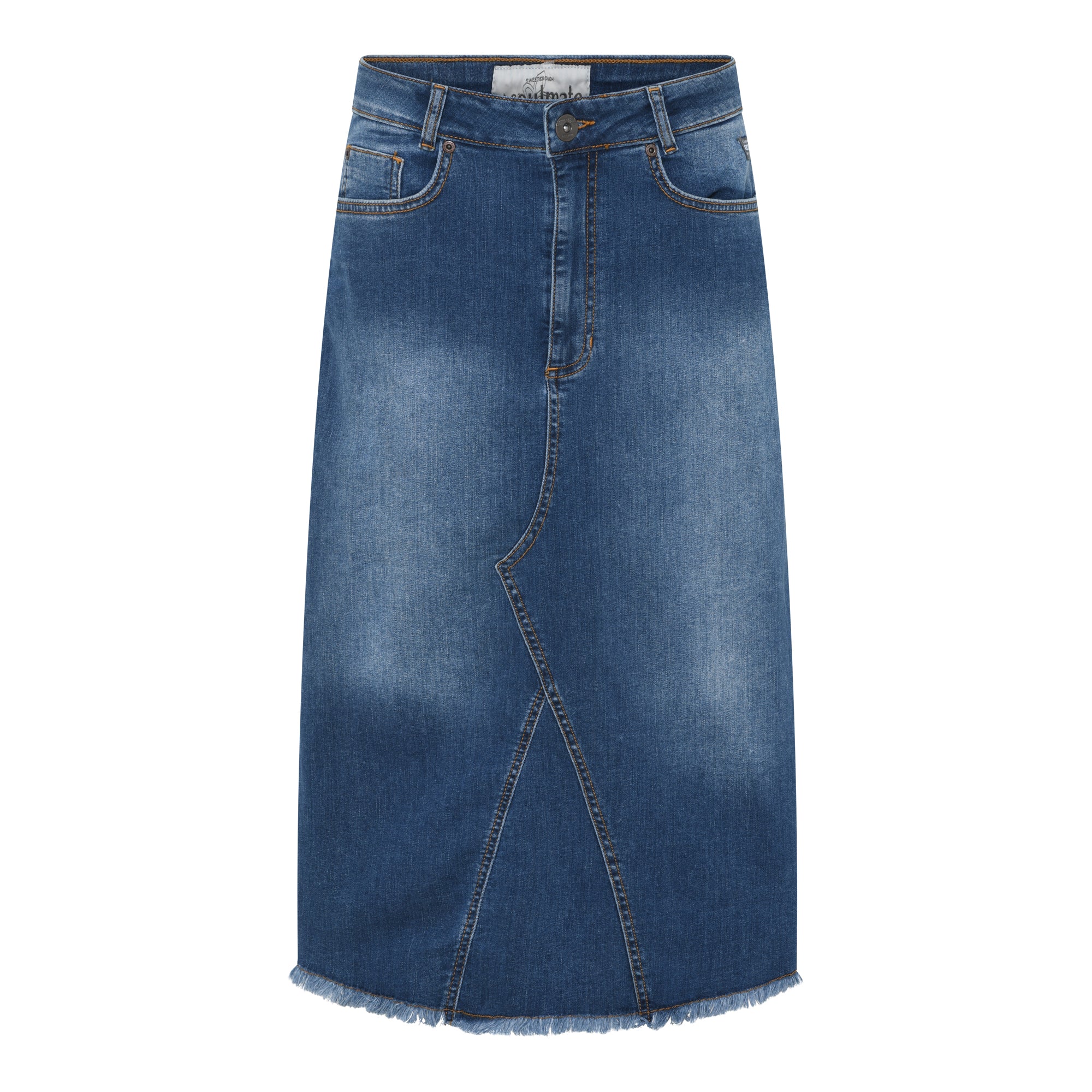 Soulmate Geny 1 Nederdel Denim Blå