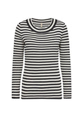 Soyaconcept Dollie 750 Pullover Stribet Sort