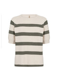 SoyaConcept Kanita Pullover Stribet Milli Beige