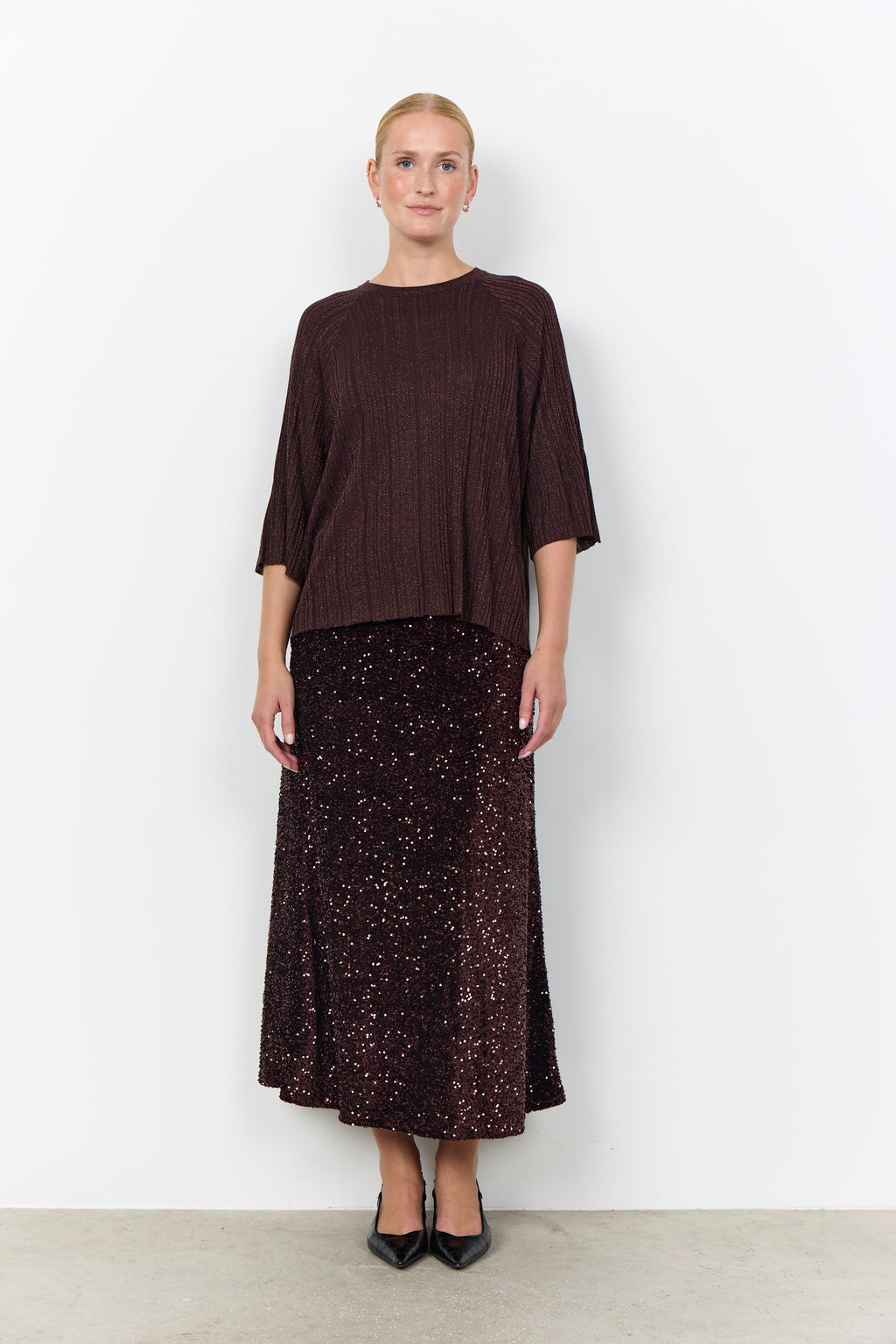 SoyaConcept Violetta 4 Pullover Mørk Blomme