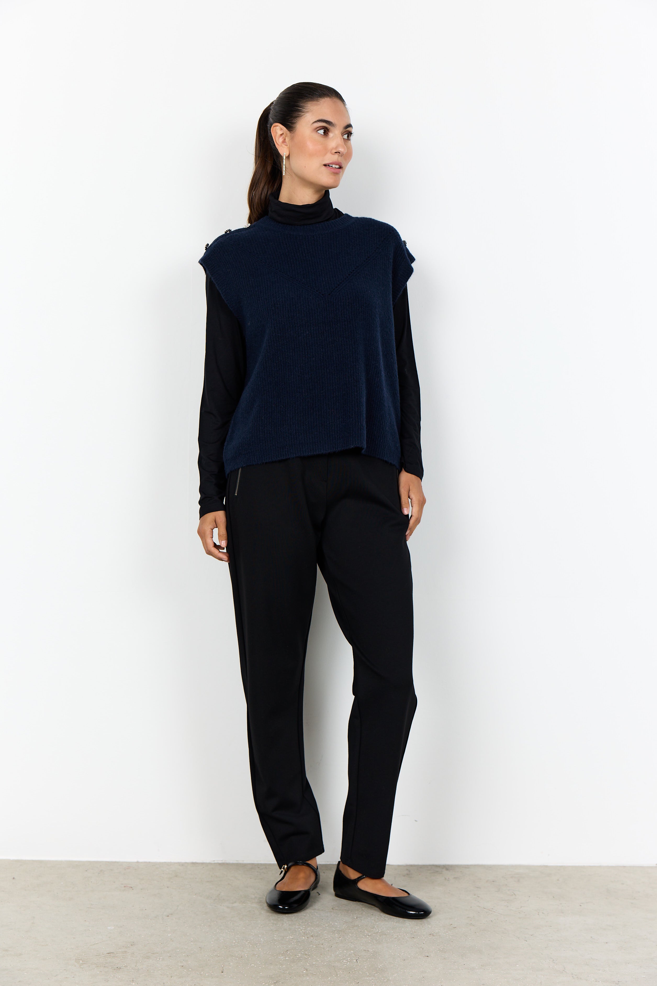 SoyaConcept Avalon 1 Vest Navy Blå