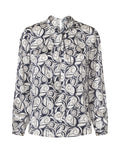 Charlotte Sparre SWUNG Knot Neck Navy Blå
