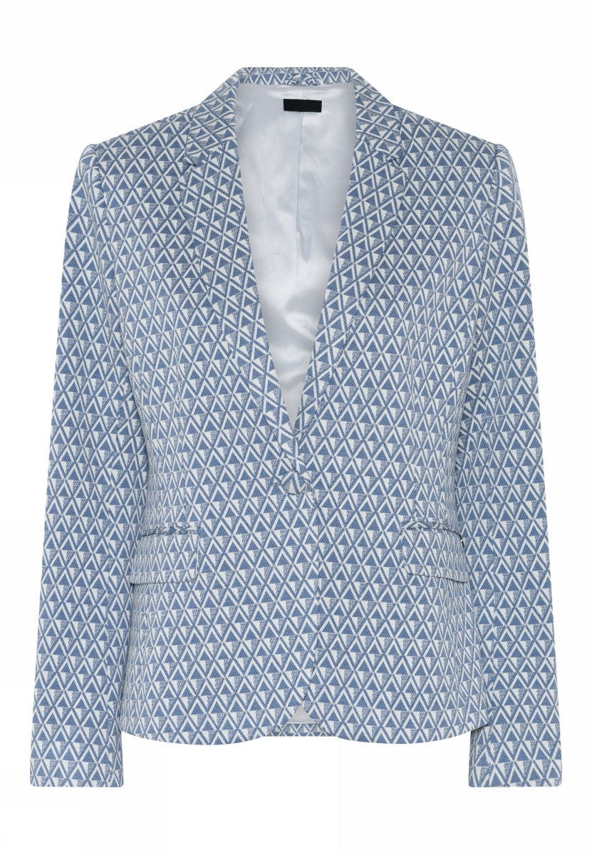Cero Ditte Blazer Blå Hvid