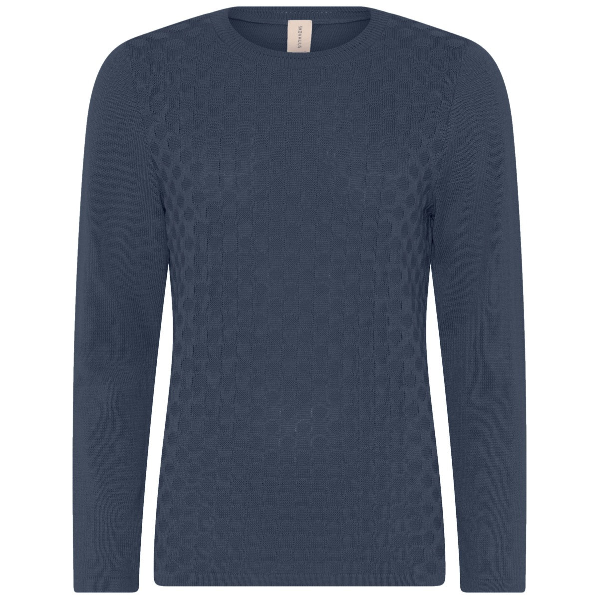 Skovhuus O-neck Jumper Indigo Blå