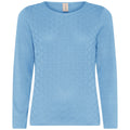 Skovhuus Pullover Feminine Pool Blå