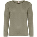 Skovhuus Pullover Feminine Leek Grøn