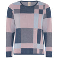 Skovhuus Pullover Tern Blå Geranium Pink