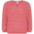 Skovhuus O Neck Pullover 3/4 Ærme Blossom Rød