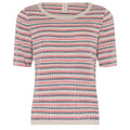 Skovhuus Special Striped O-Neck T-shirt Stribet Beige