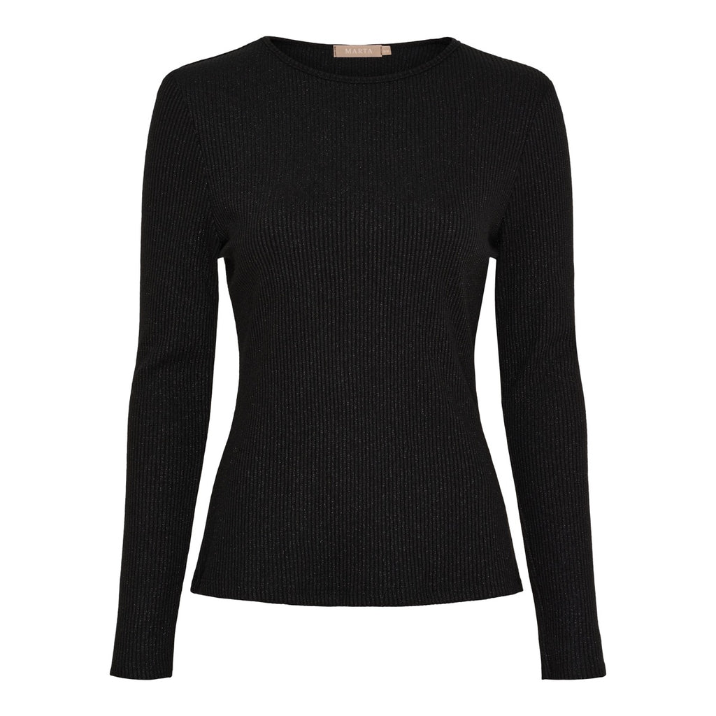 Marta Du Chateau Lunara T-shirt Langærmet Sort