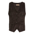Marta Du Chateau Agatha Vest Marrone Brun