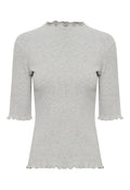 Karen By Simonsen Candace SS T-shirt Opal Grå Melange