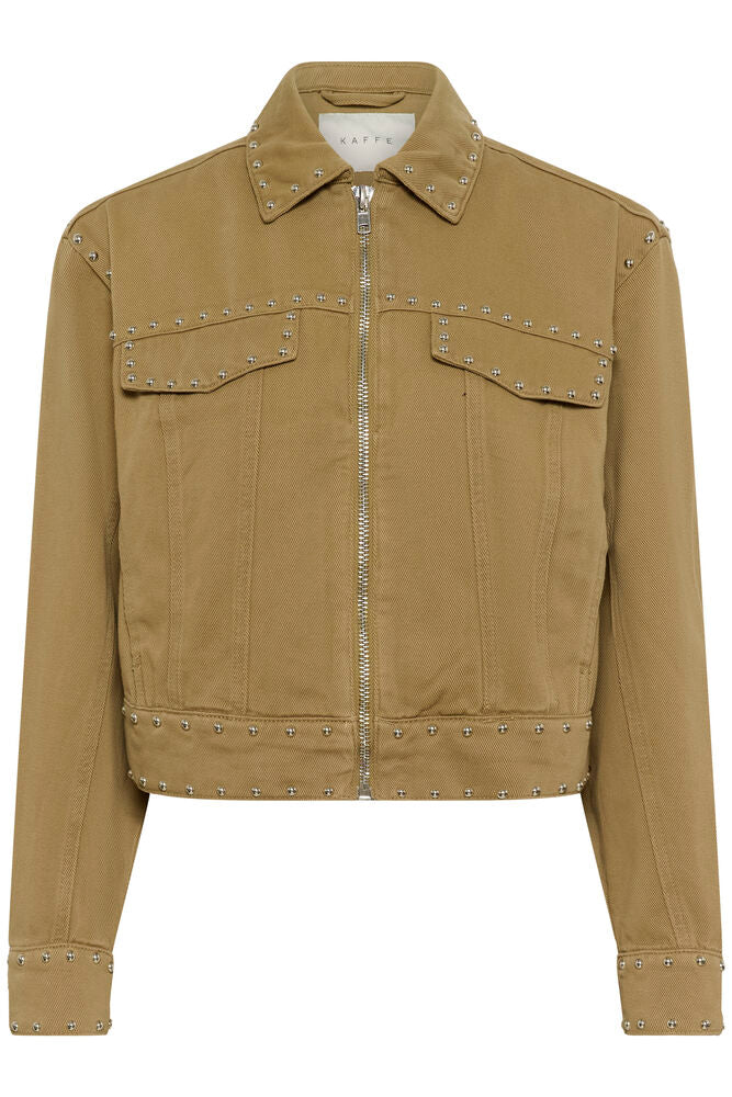 KAFFE Brynn Skjorte Twill Washed Oak Nature
