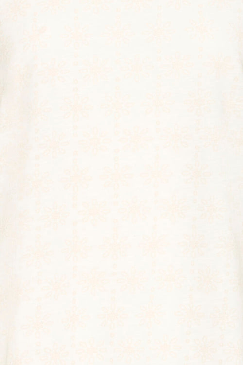 Fransa Sania T Shirt Blanc Art Hvid