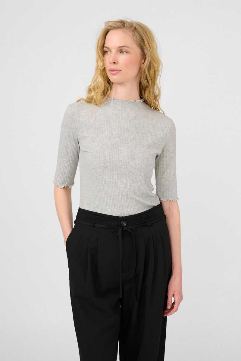 Karen By Simonsen Candace SS T-shirt Opal Grå Melange