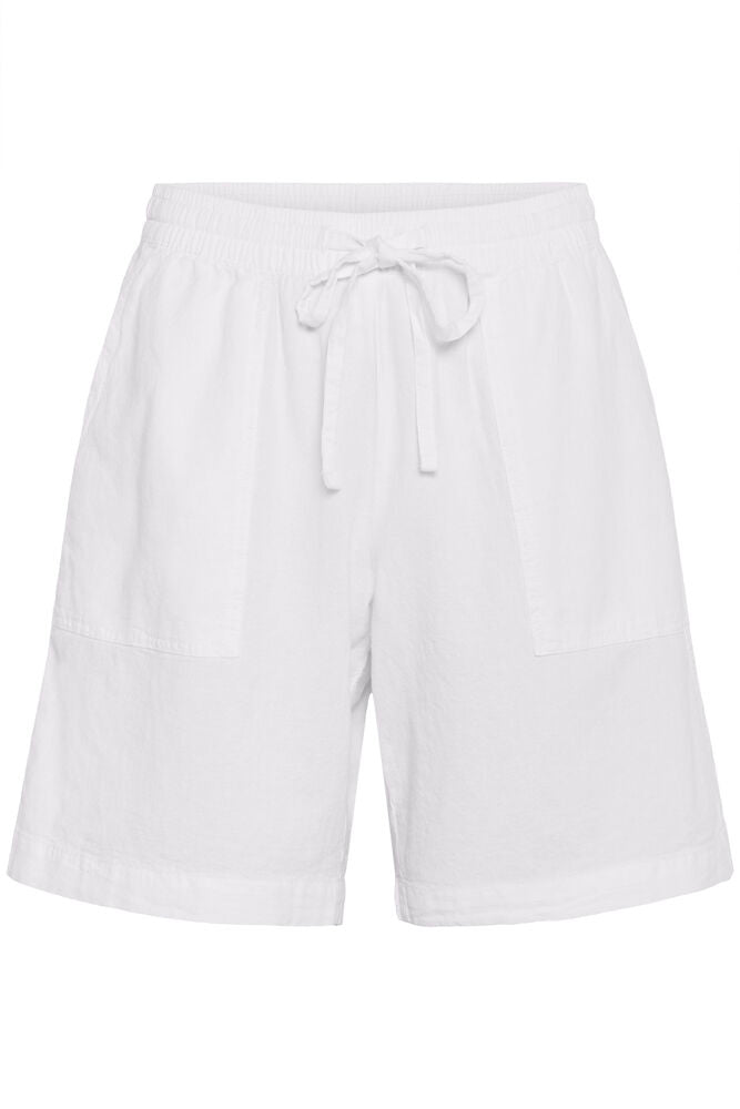 KAFFE Naya Liah Shorts Chalk Hvid