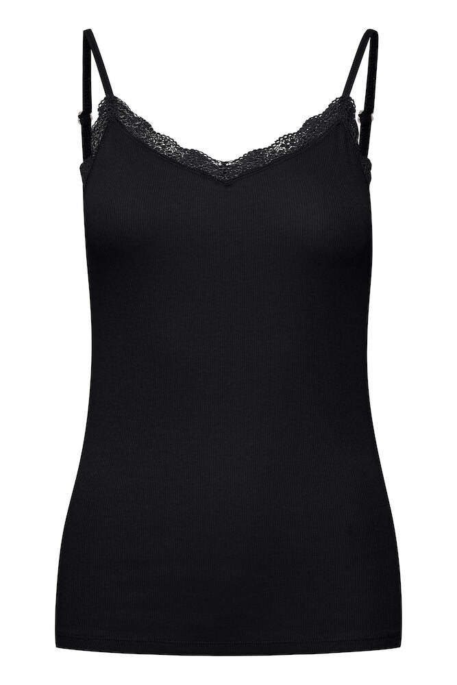 Fransa Hizamond 4 Strap Top Sort