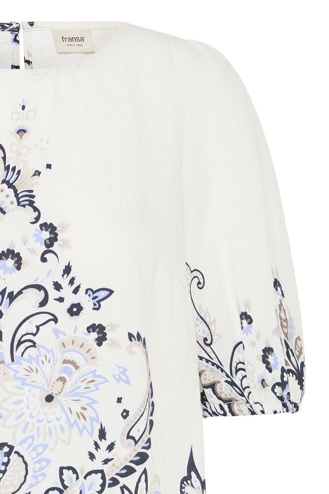 Fransa Adara 4 Bluse Paisley Blå