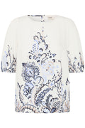 Fransa Adara 4 Bluse Paisley Blå
