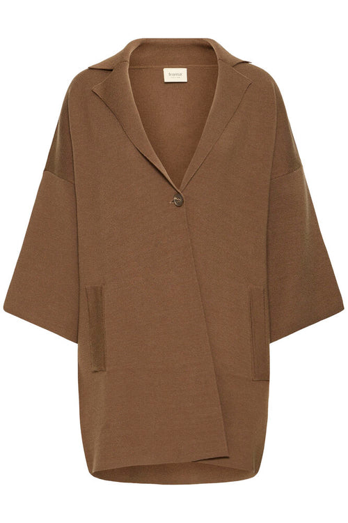 Fransa Sally Cardigan Brun