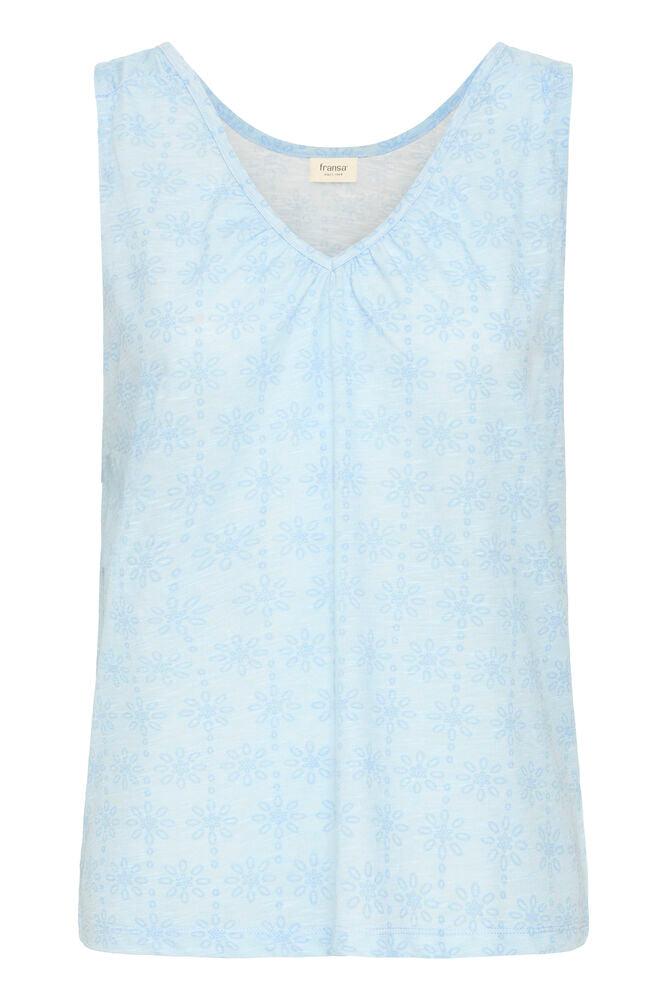 Fransa Sania Top Cashmere Blå