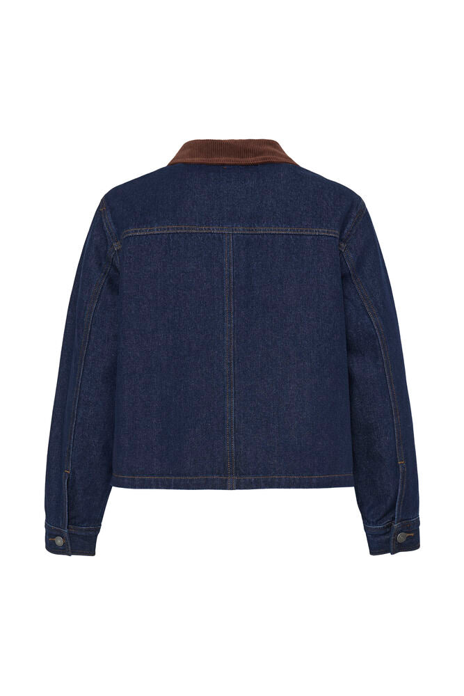 Fransa Leslie Jakke Mørke Blå Denim
