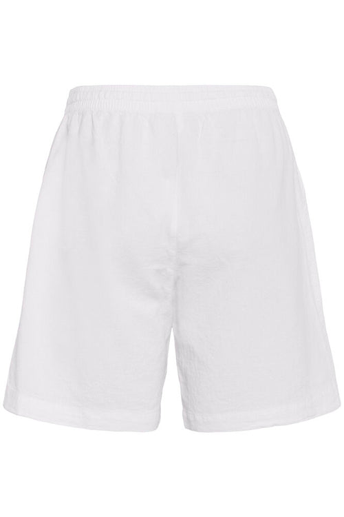 KAFFE Naya Liah Shorts Chalk Hvid