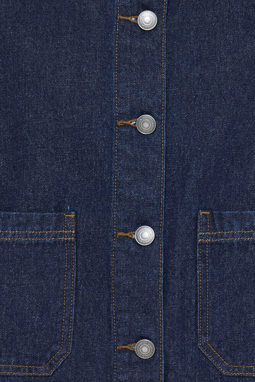 Fransa Leslie Jakke Mørke Blå Denim