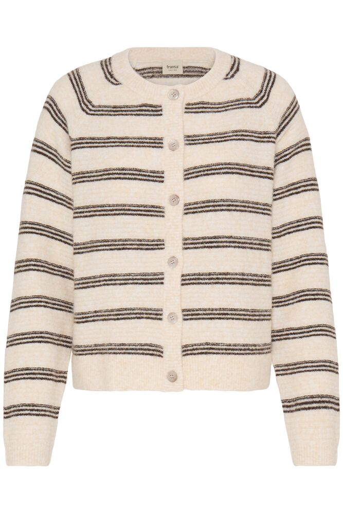 Fransa Kendra 2 Cardigan Oatmeal Brun