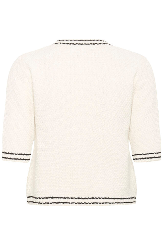 KAFFE Coco Cardigan Strik Chalk Hvid