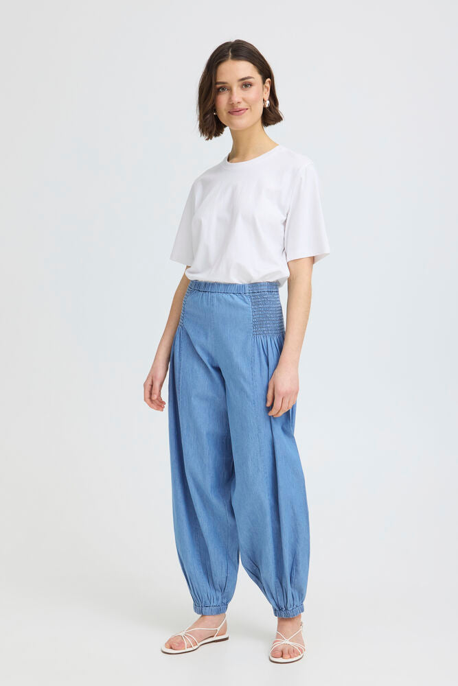 Fransa Marise 1 Buks Midle Denim Blå