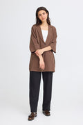 Fransa Sally Cardigan Brun