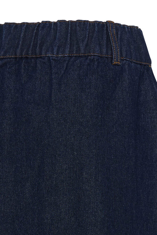 Fransa Leslie Nederdel Mørke Blå Denim