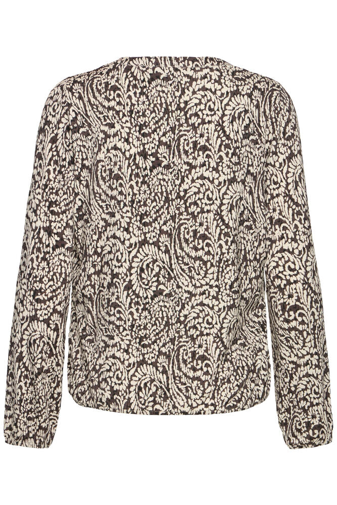 Fransa Amy Bluse Aura Bloom Brun