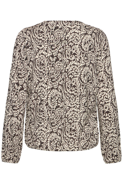 Fransa Amy Bluse Aura Bloom Brun