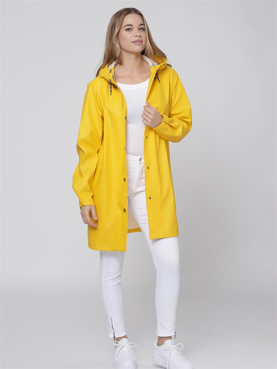 Etage Parka Regnjakke, Neon Gul