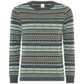 Skovhuus Ingegard Strik Pullover Multi Jaquard Agave Grøn